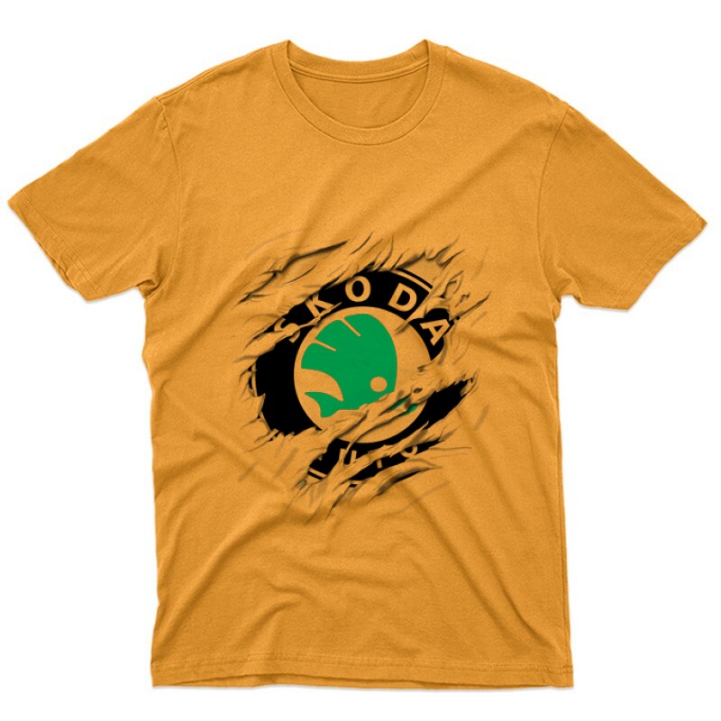 Skoda tépett Unisex Póló