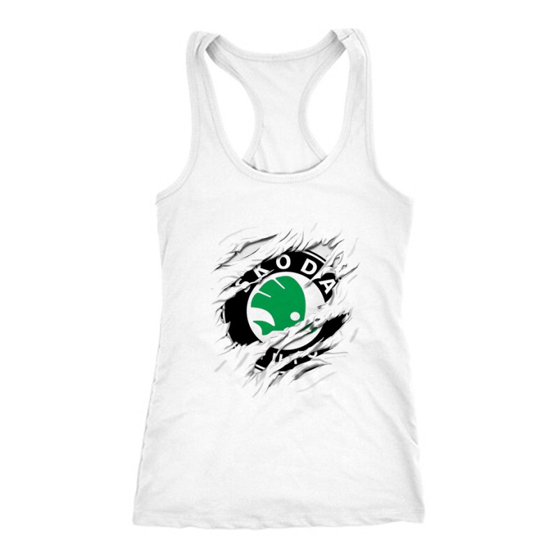 Skoda tépett Női Trikó