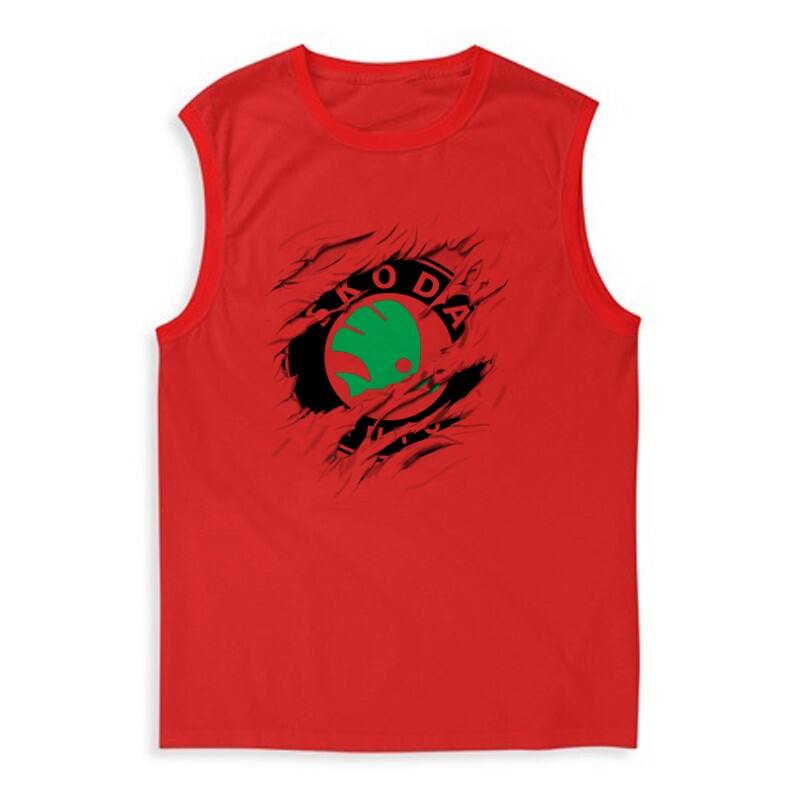 Skoda tépett Férfi Trikó