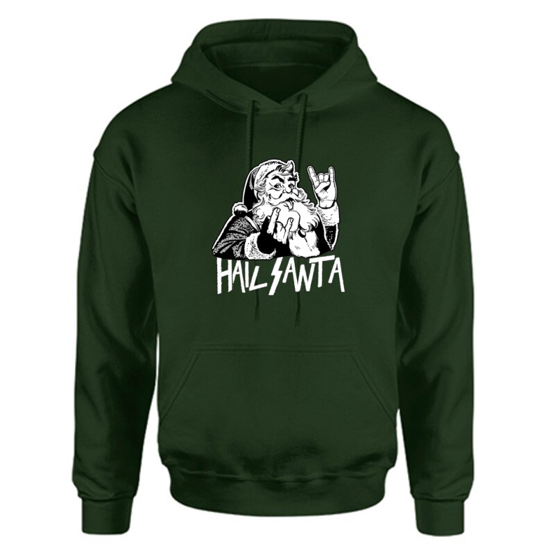 Hail Santa Unisex Kapucnis Pulcsi