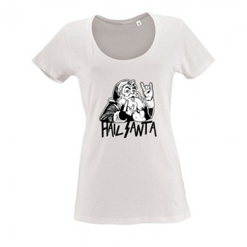 Hail Santa Női O Nyakú Póló