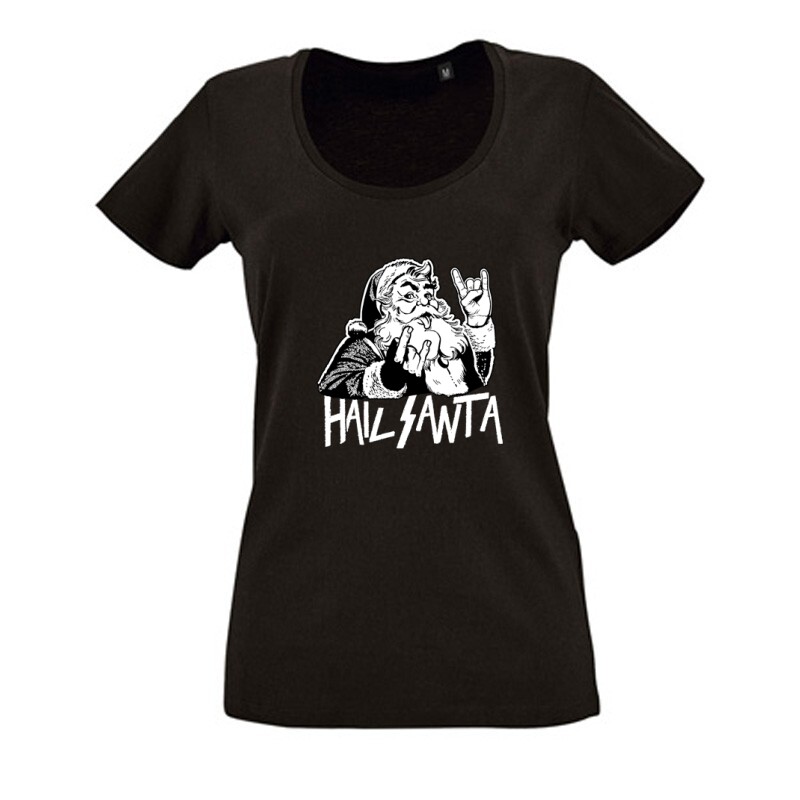 Hail Santa Női O Nyakú Póló