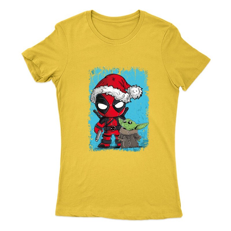 Deadpool & Yoda Női Póló