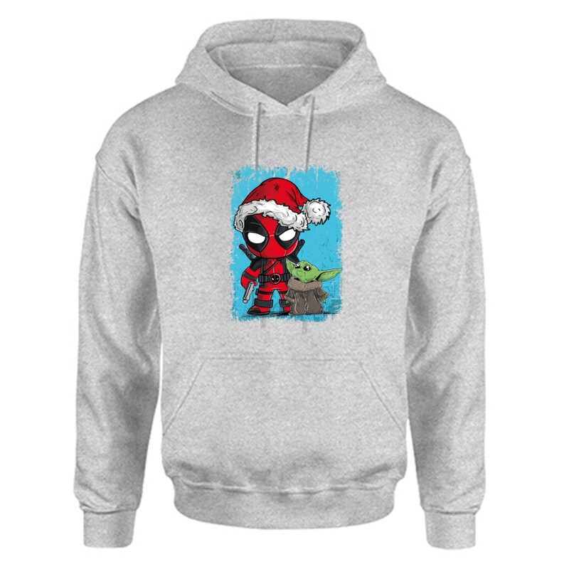 Deadpool & Yoda Unisex Kapucnis Pulcsi