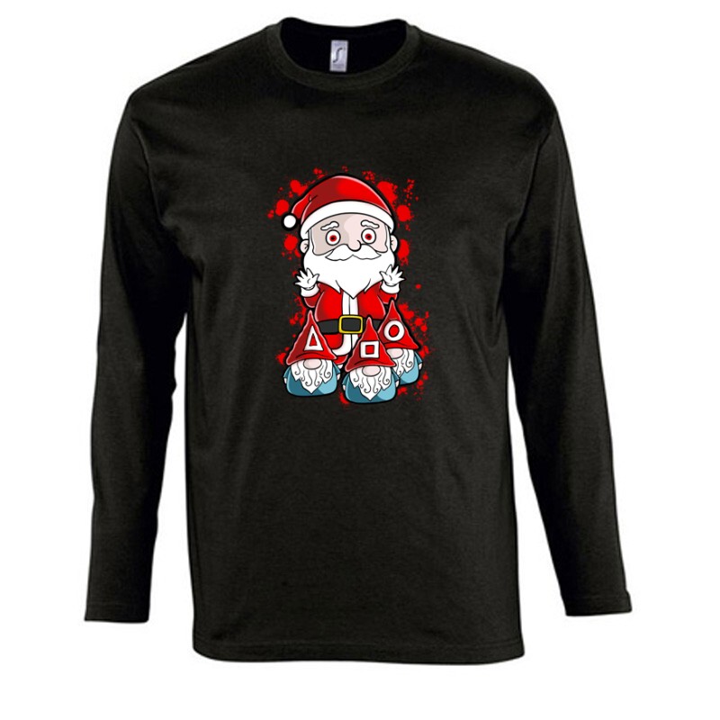 Squid Christmas Hosszú Ujjú Póló