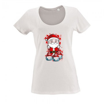 Squid Christmas Női O Nyakú Póló