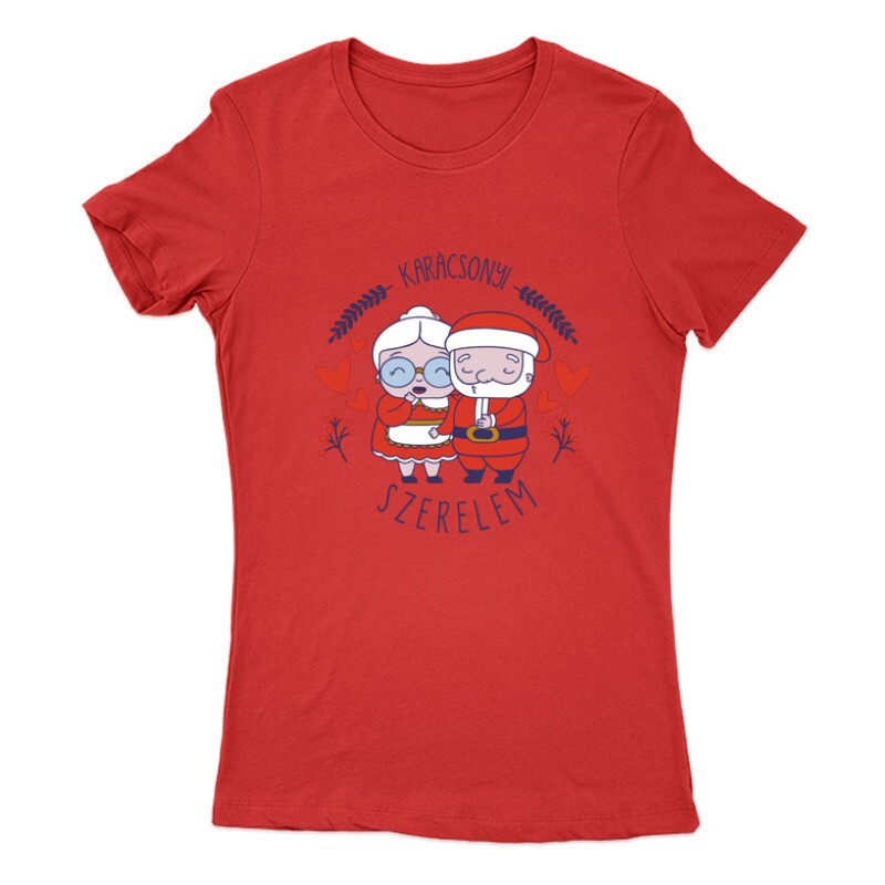 Karácsonyi Szerelem Női Póló