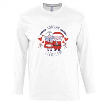 Karácsonyi Szerelem Hosszú Ujjú Póló