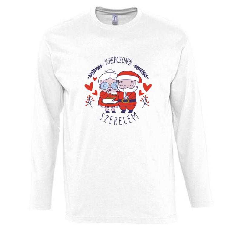 Karácsonyi Szerelem Hosszú Ujjú Póló