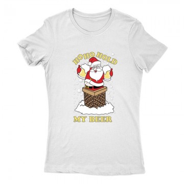 Ho Ho Hold My Beer Női Póló