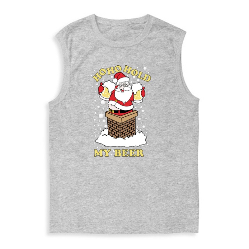 Ho Ho Hold My Beer Férfi Trikó