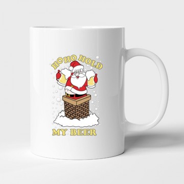 Ho Ho Hold My Beer Bögre