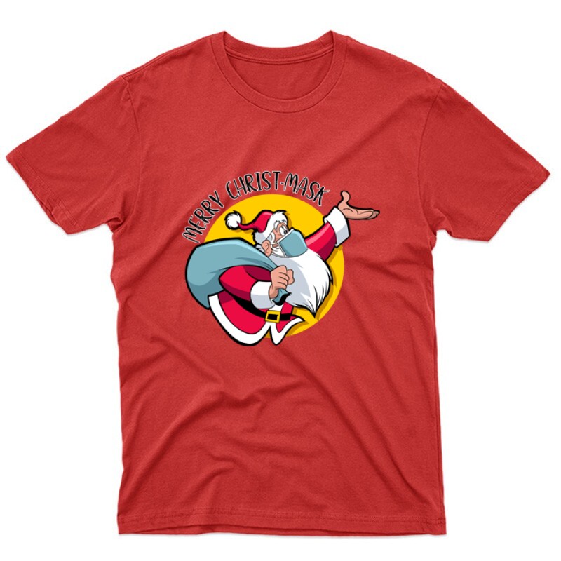 Merry Christ-Mask Unisex Póló
