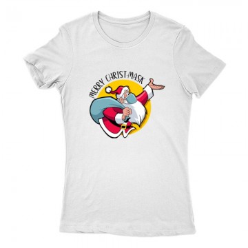 Merry Christ-Mask Női Póló