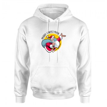 Merry Christ-Mask Unisex Kapucnis Pulcsi