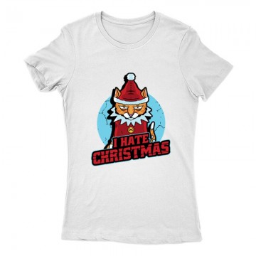 I Hate Christmas Női Póló