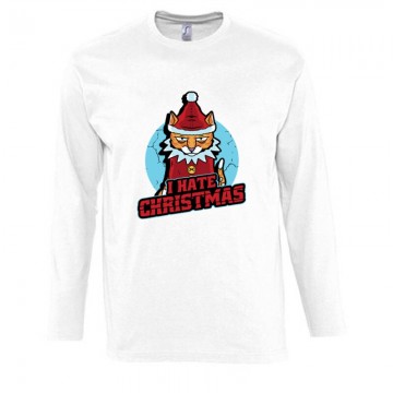 I Hate Christmas Hosszú Ujjú Póló