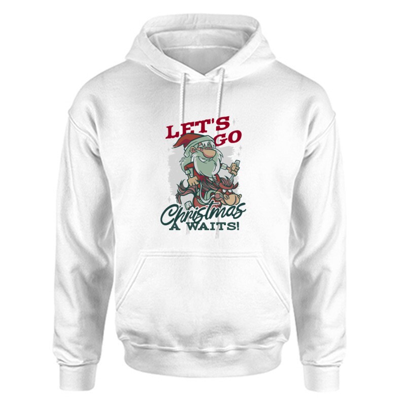 Let's go Christmas waits Unisex Kapucnis Pulcsi