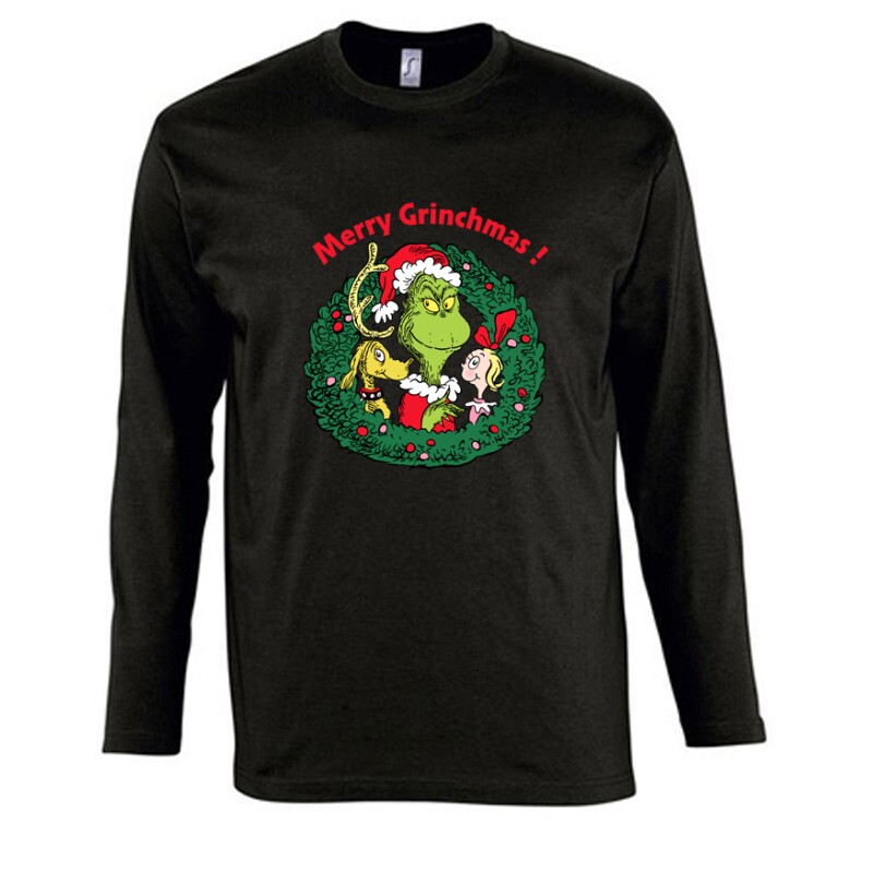 Merry Grinchmas ! Hosszú Ujjú Póló