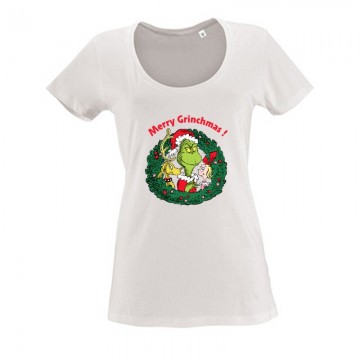 Merry Grinchmas! Női O Nyakú Póló