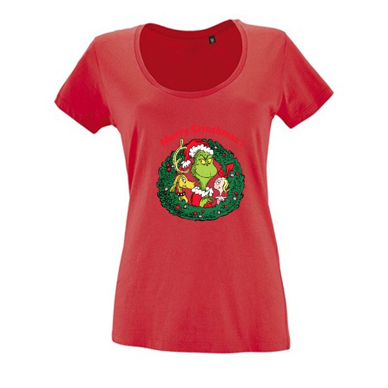 Merry Grinchmas ! Női O Nyakú Póló