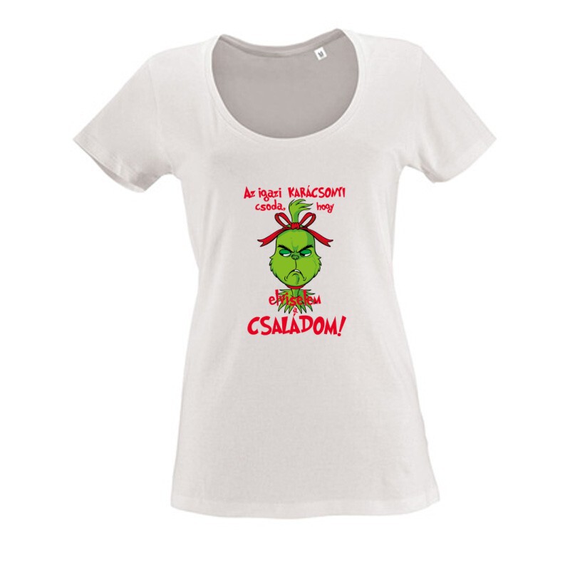 Csoda hogy elviselem a .... Női O Nyakú Póló