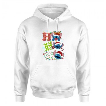 Stitch Ho Ho Ho Unisex Kapucnis Pulcsi