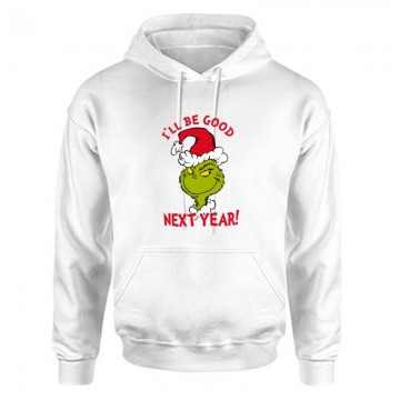 I'll be good next year Unisex Kapucnis Pulcsi