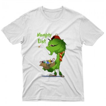 Grinch Naughty List Unisex Póló