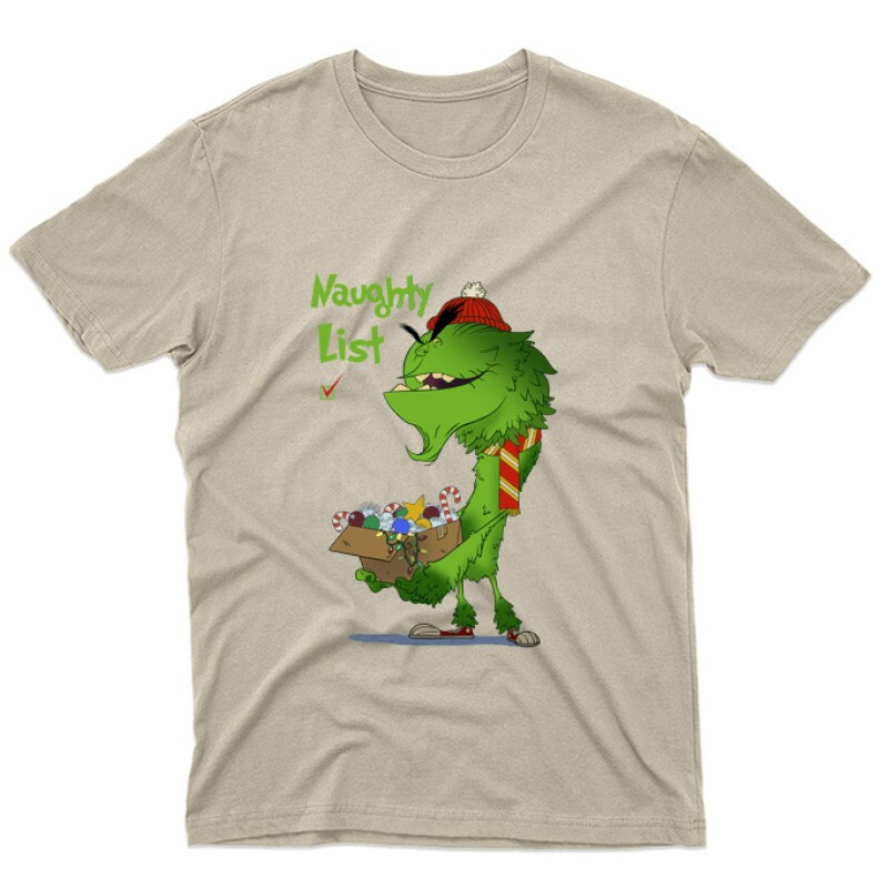 Grinch Naughty List Unisex Póló