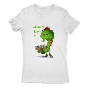 Grinch Naughty List Női Póló