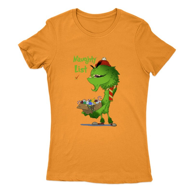 Grinch Naughty List Női Póló