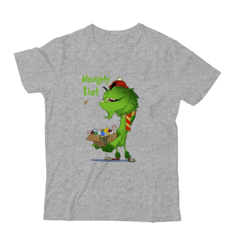 Grinch Naughty List Gyermek Póló