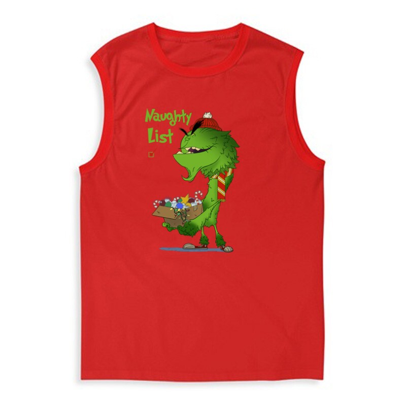 Grinch Naughty List Férfi Trikó