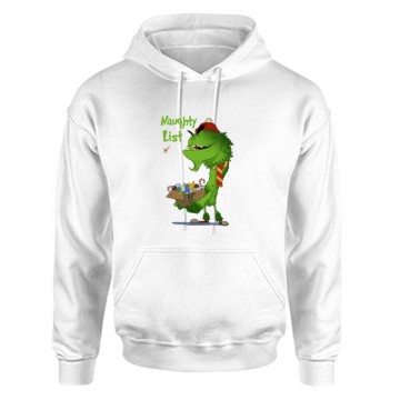 Grinch Naughty List Unisex Kapucnis Pulcsi