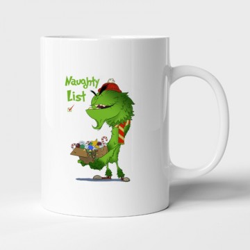 Grinch Naughty List Bögre