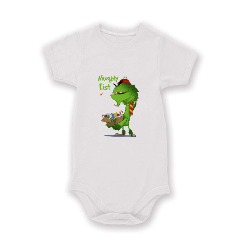 Grinch Naughty List Baby Body