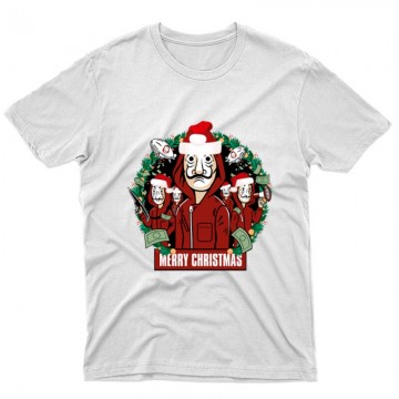 Money Heist Merry Christmas Unisex Póló