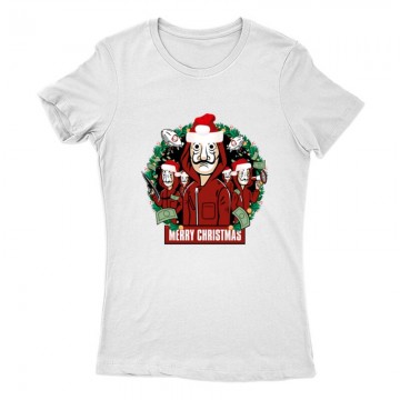 Money Heist Merry Christmas Női Póló