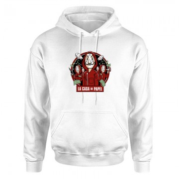 La Casa De Papel Dirigible Unisex Kapucnis Pulcsi