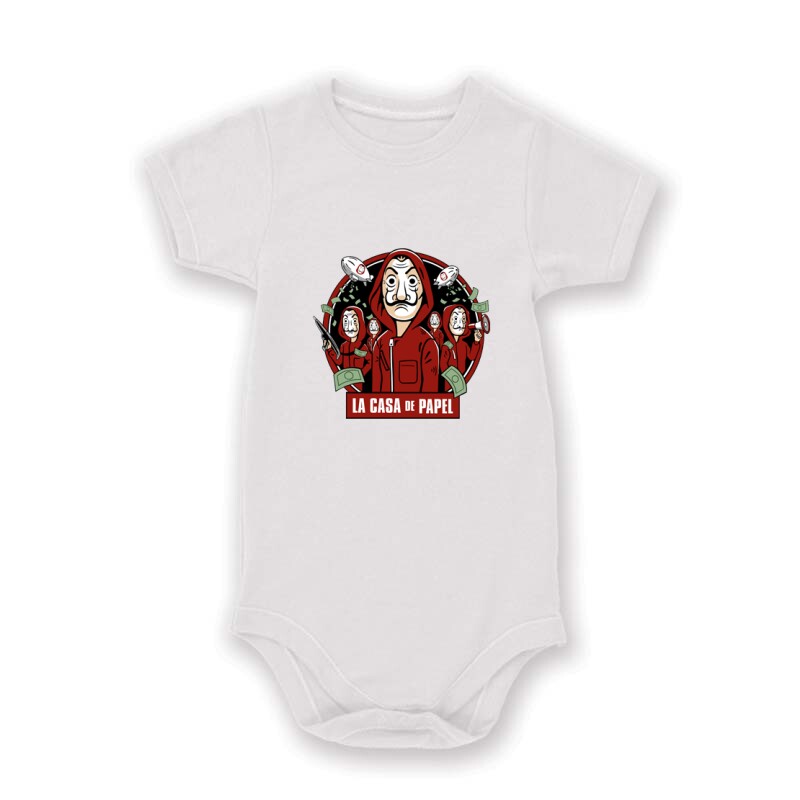 La Casa De Papel Dirigible Baby Body