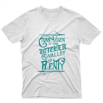 Toss a Coin To Your Witcher (words) Unisex Póló