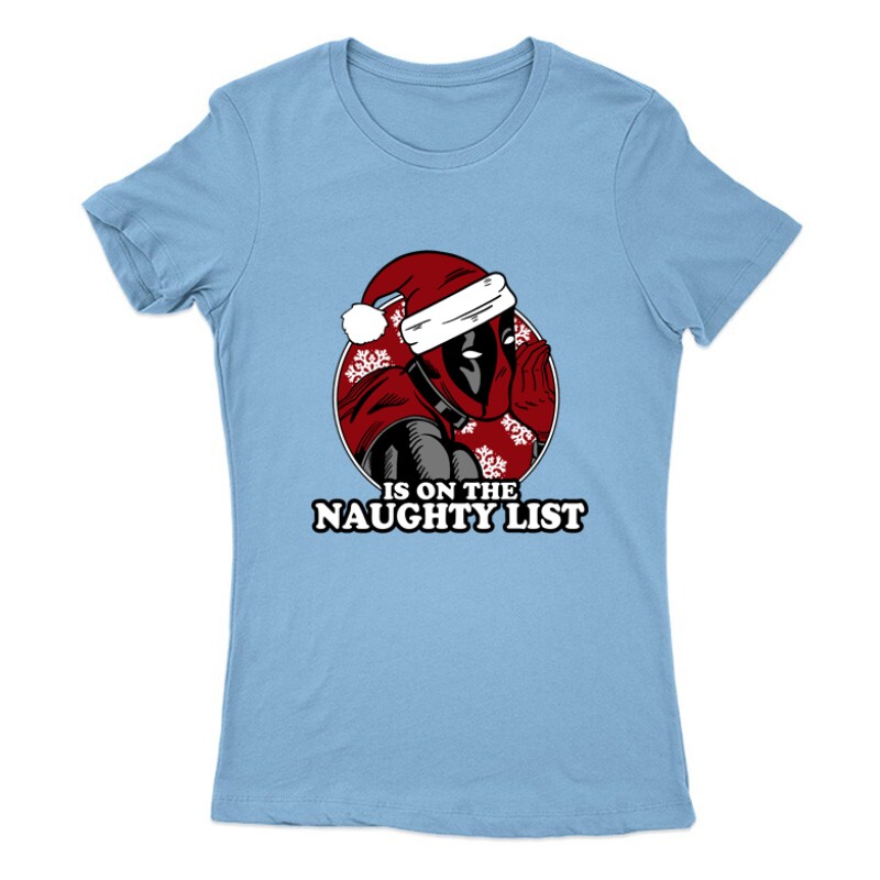 Deadpool Naughty List Női Póló