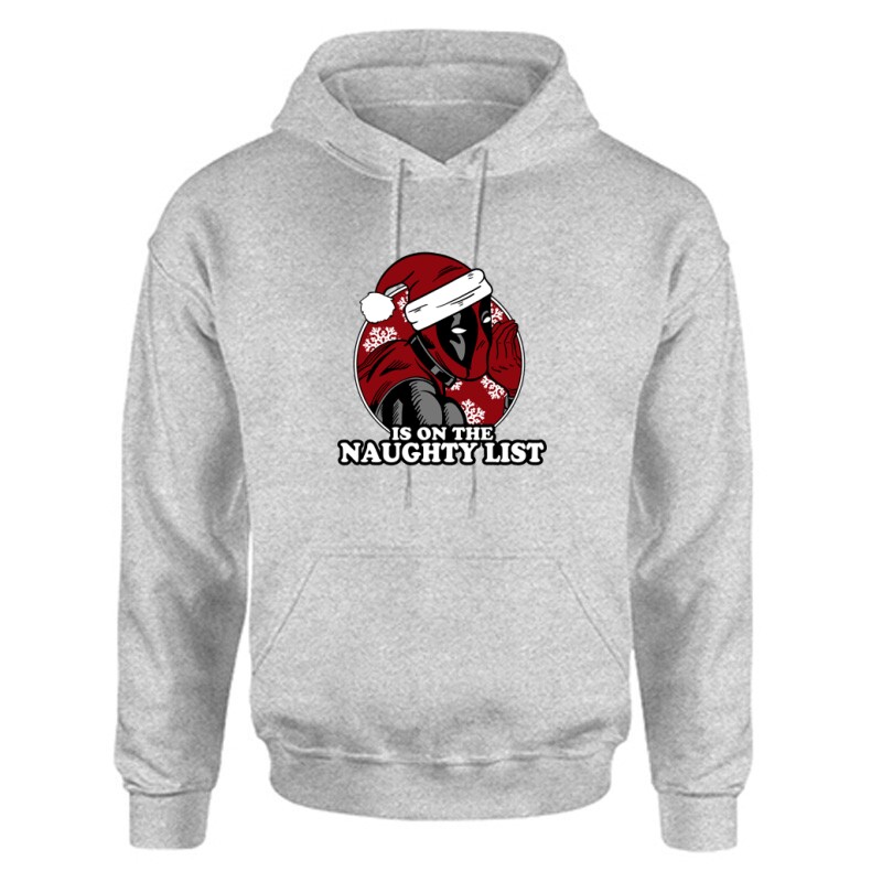 Deadpool Naughty List Unisex Kapucnis Pulcsi