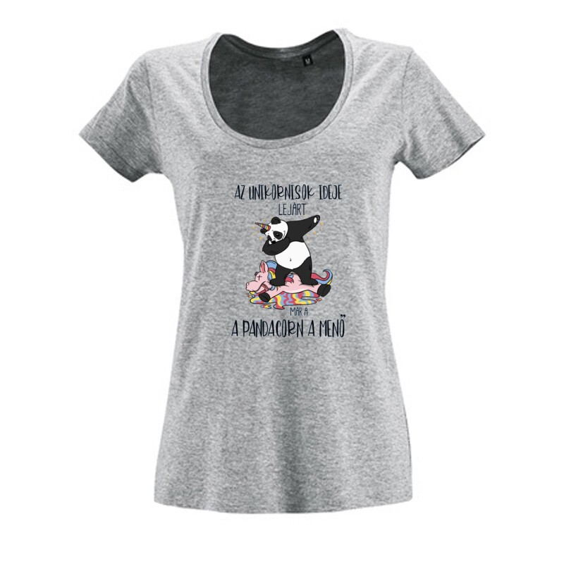 Pandacorn a menő Női O Nyakú Póló