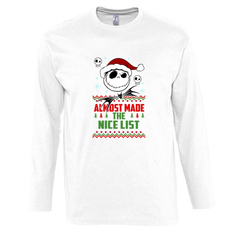 Almost made the nice list Hosszú Ujjú Póló