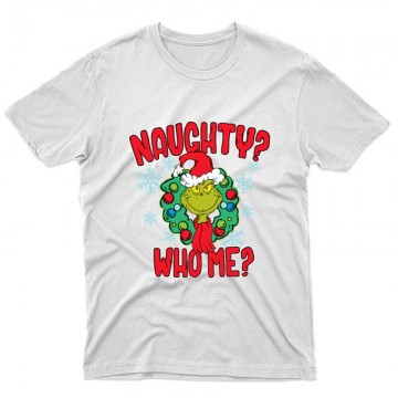Naughty Who Me? Unisex Póló