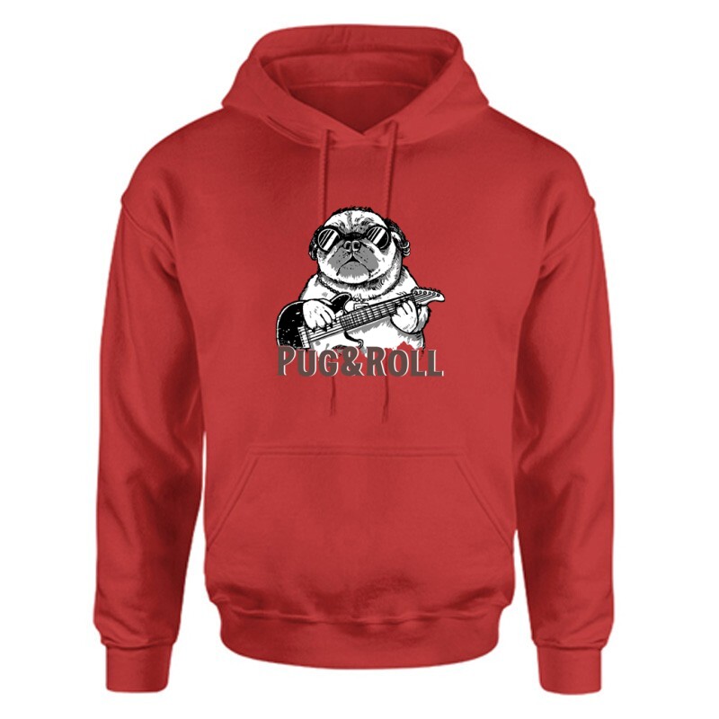Pug&Roll Unisex Kapucnis Pulcsi