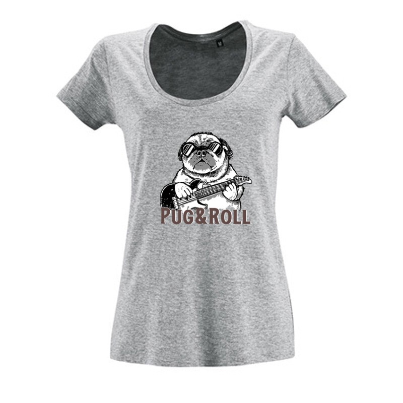 Pug&Roll Női O Nyakú Póló