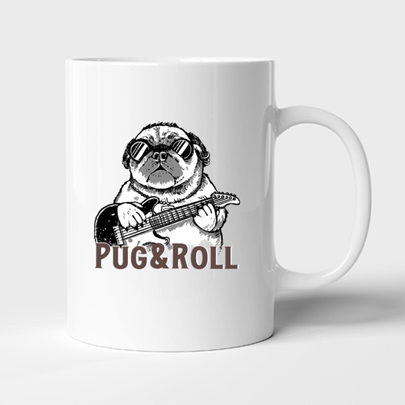 Pug&Roll Bögre